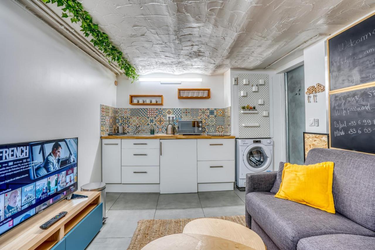 Sous-Sol Amenage 32M2 - Proche Paris Apartamento Aubervilliers Exterior foto
